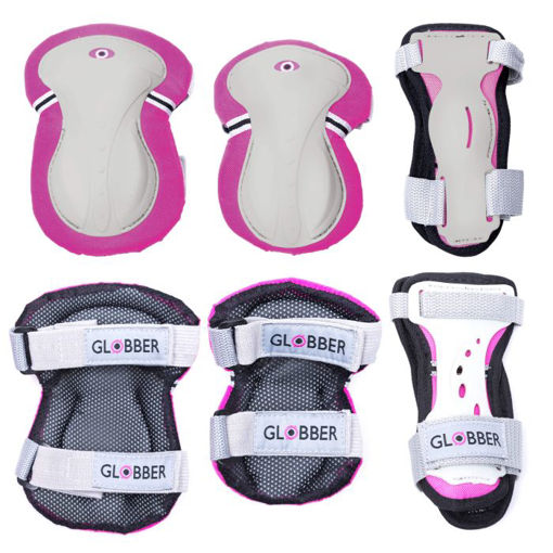 Picture of Globber Protective Junior Set Pink XS 6-10 years